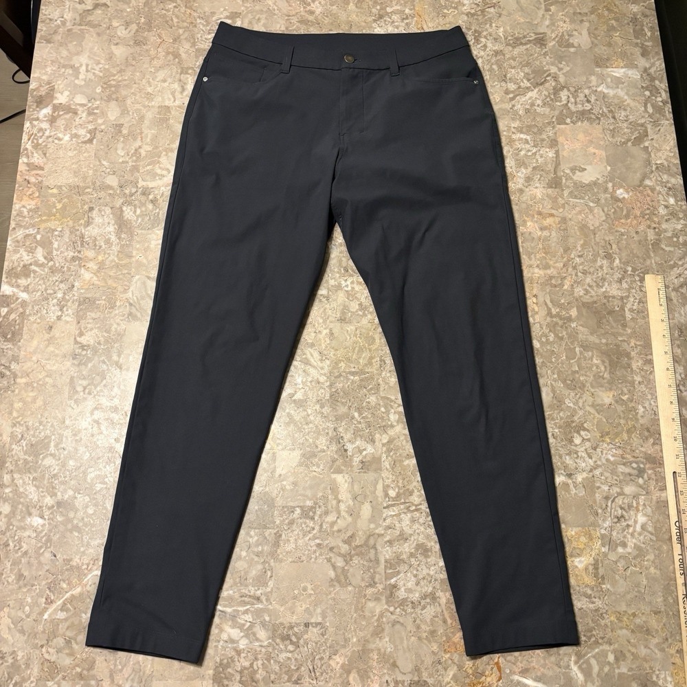 Lululemon Pants Mens 32x29 Grey ABC Slim Fit 5 Pocket Chino Warpstreme M5ALWS